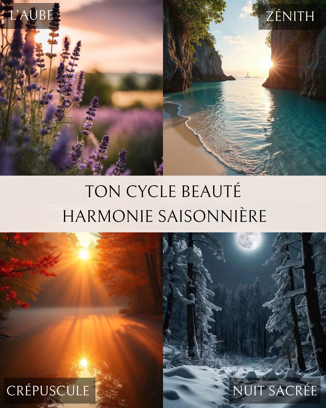 Forfait "Voie des Saisons" 4 soins énergétiques tout au long de l'année