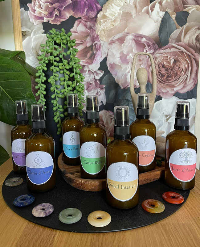 7 Brumes de soin pour le Soin Énergie OR d'OsensK